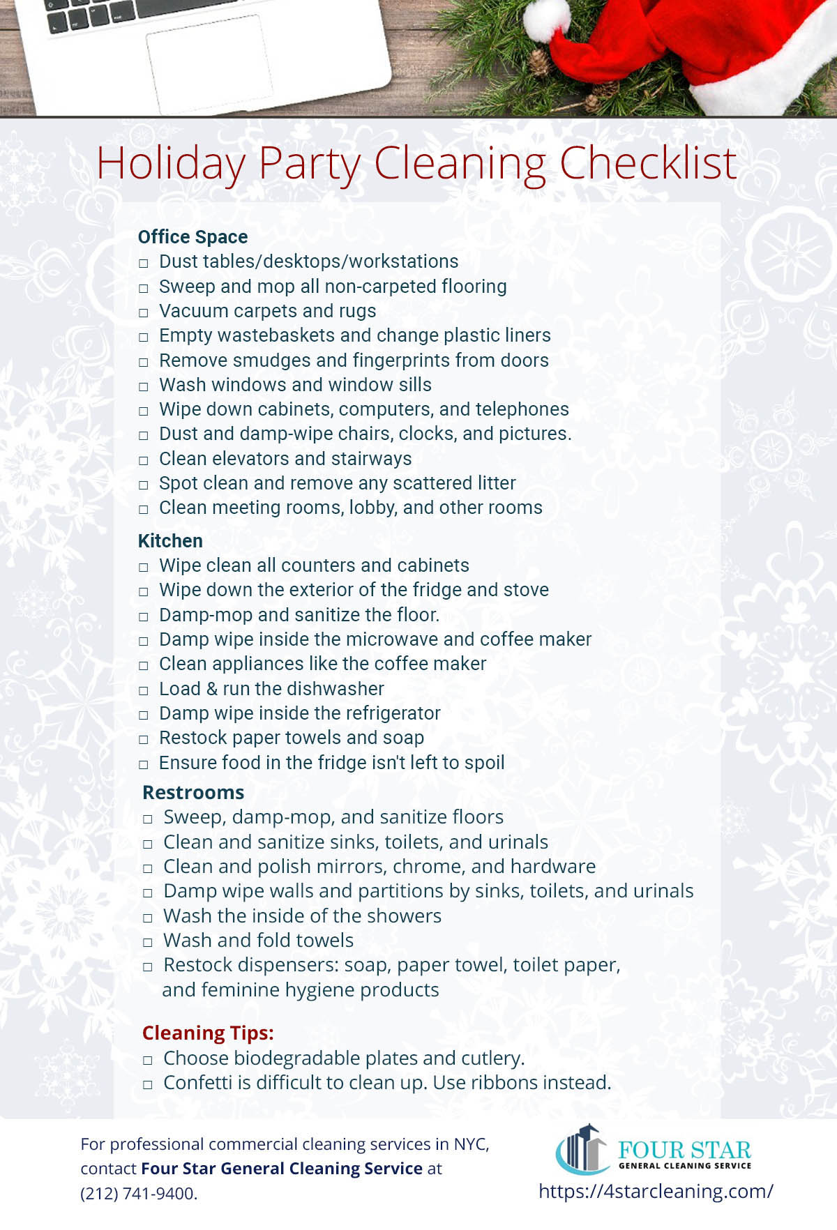 christmas holiday party checklist